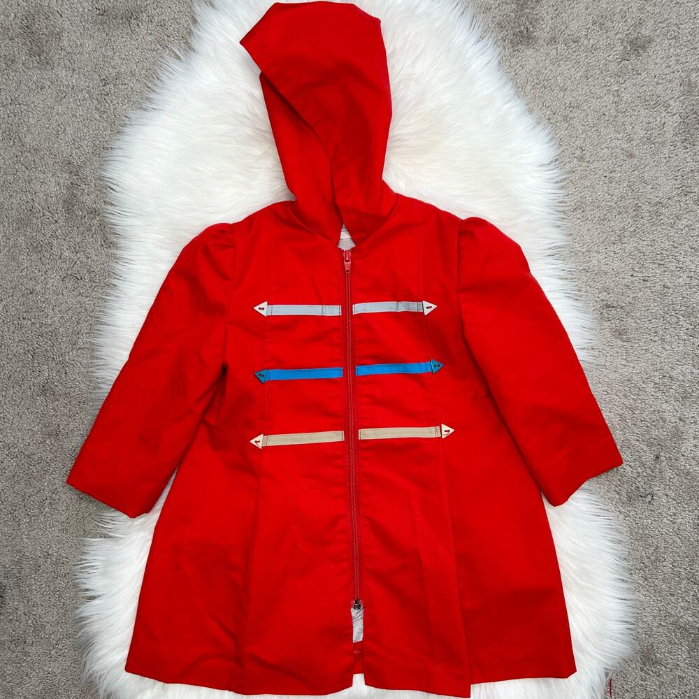 SEARS Vintage Winter Coat Child Girls Kids 5 Storybook Whimsical Fairytale Retro